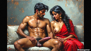 Indian banglore girl with her boy best friends threesome in hotel room