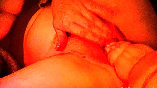 Stacked brunette goes solo toys and masturbation