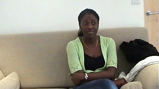 Cute Ebony gets Spanked