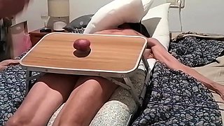 Amateur fetish big booty bitch riding with her bum