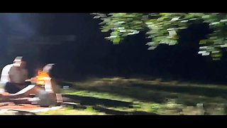 Hunt4k. sexy thin dark haired doesn’t care about her boyfriend and is giving a Sloppy Blowjob to a stranger