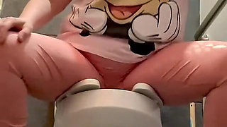 Horny Girl in the Bathroom Teasing You with Her Big Ass