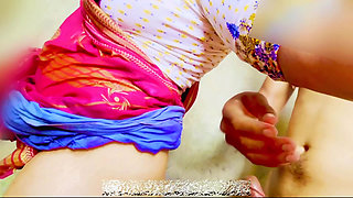 Village Desi Hot Soniya Aunty Fucking with her Padosi Young Boy's Thick Dick In Full Hindi Audio In Outdoor