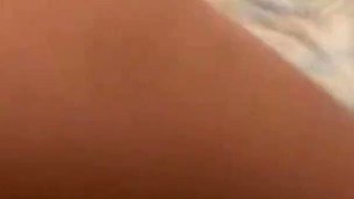 Aailyah Love rubbing baby oil over her perfect teen body