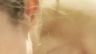 Mature Wife Sucking Friends Dick Dry and Swallowing