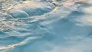 Holding Breath Underwater in Pool, Masturbation and Orgasm