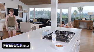 Sensuous mylf and her stepdaughter permit a successful son-in-law to screw them whenever he desires