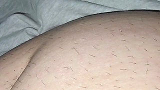 Step mom hand slip under step son underwear and grabs his dick