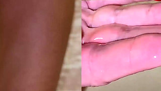Sperm Drain 6. Blonde Lets Cum Out of Her Ass in Portion. Shower Solo!