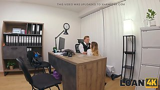 Loan4k. mind-blowing gangster wife Maya Couldn\u2019t fight back and hopped on a Big Dick to get a loan