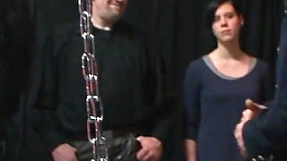 Sexy chick does bdsm before fucking