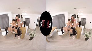 Lewd coquettes VR exciting adult movie