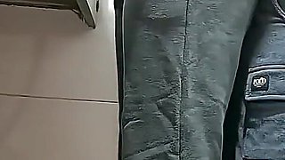 Maid Is Caught in the Bathroom.