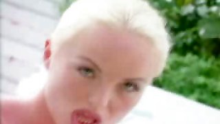 Silvia Saint gets fuck inside the pool by that big cock !