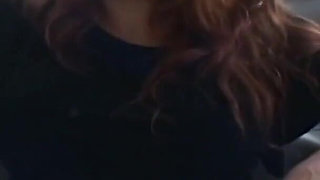 Public Flashing in Tampa with Huge Tit Robyn Foxx