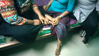 Three Aunty Talking at Bedroom