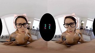 Do You Want Me To Keep The Stream On? - Fucking An Incredible Teen Brunette Geek Girl On Camera