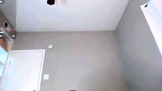 Perfect blond making solo masturbation