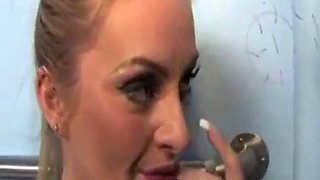 Aline Glory Hole: Big Tits, Blowjob  Blonde Porn