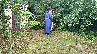 Part 1. Lanista Bear takes his pony Allegro for some trading in the garden.
