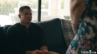 mommy gave a lesson to her  student