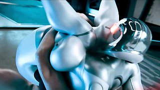 Hot Futanari Animation sex where Futa MILF fucks boosty girl
