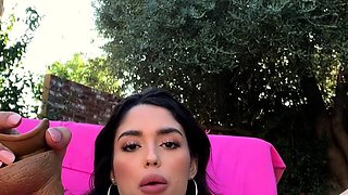 STORYTIME Latina Babe VANESSA SKY fucks herself nude selfie