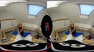 Accident During The Super Bowl - Ffm Pov Riding Threesome