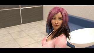 3D animated threesome adventures with Misskitty2k