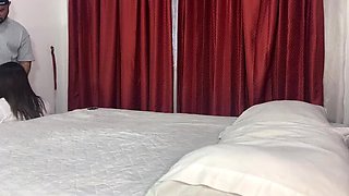 Hot Colombian Stepmom Vanessa Fucks Step Son in Hotel Room - Big Ass Latina MILF Action