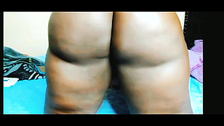 Big Black Ass SSBBW Anal Dildo Farts