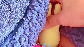 Tiny Latina College Girl's First Vibrator Experience