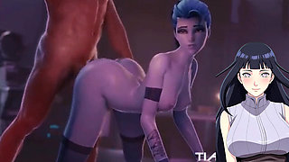 BLUE GIRL ass hard fuck