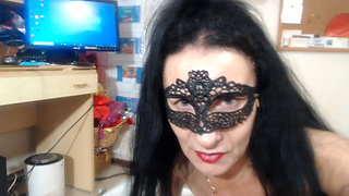 From Behind in Pantyhose Take the Megadick