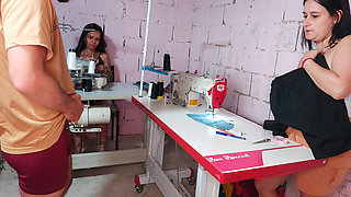 Naughty seamstresses and a lucky customer