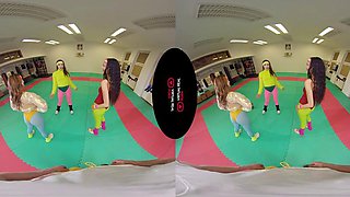 Yoga fun: Babe, Latina  Vr VR Porn