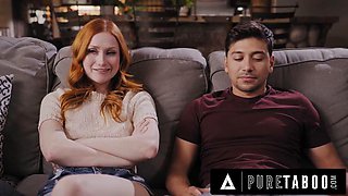 PURE TABOO Furious MILF Serene Siren Caught Stepson Fucking Stepsister Scarlet Skies On Security Cam