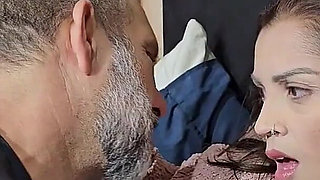 I Gave My Pussy to My Boyfriend's Father and His Son Caught Me in the Act!