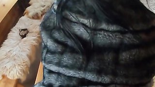 Blow-job, Fuck and Cum Playing with My Impotent Husband Friends While Wearing a Fur Coat Ep 240