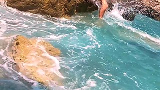 Real naked amateurs outdoor beach play
