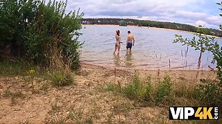 Vip4k. Anal Sex by the lake after picking up a lady