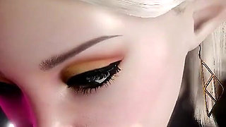 Sexy Blonde Elf Party Blowjob