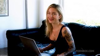 Cherry Kiss Entices Stranger for Hot Sex