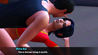 In the Morning, I Was Lying in Bed, and Mina Bai Came and Sucked My Dick, Then I Fucked Her.