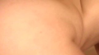 Cute teen with massive tits rides a monster cock and gets a facial