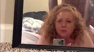 Milf gets pumped by a black stallion and loves it