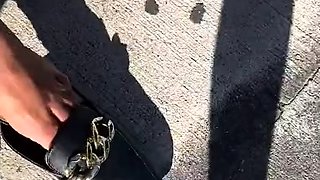 Amateur striptease and Solo masturbation
