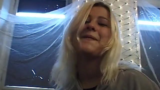 Hot blonde teen trys the movie business