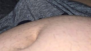 Step mom hand slip under step son underwear touching his dick in erection