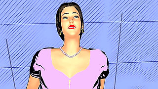 StepMom neha bather in low sexy video hindi cartoon